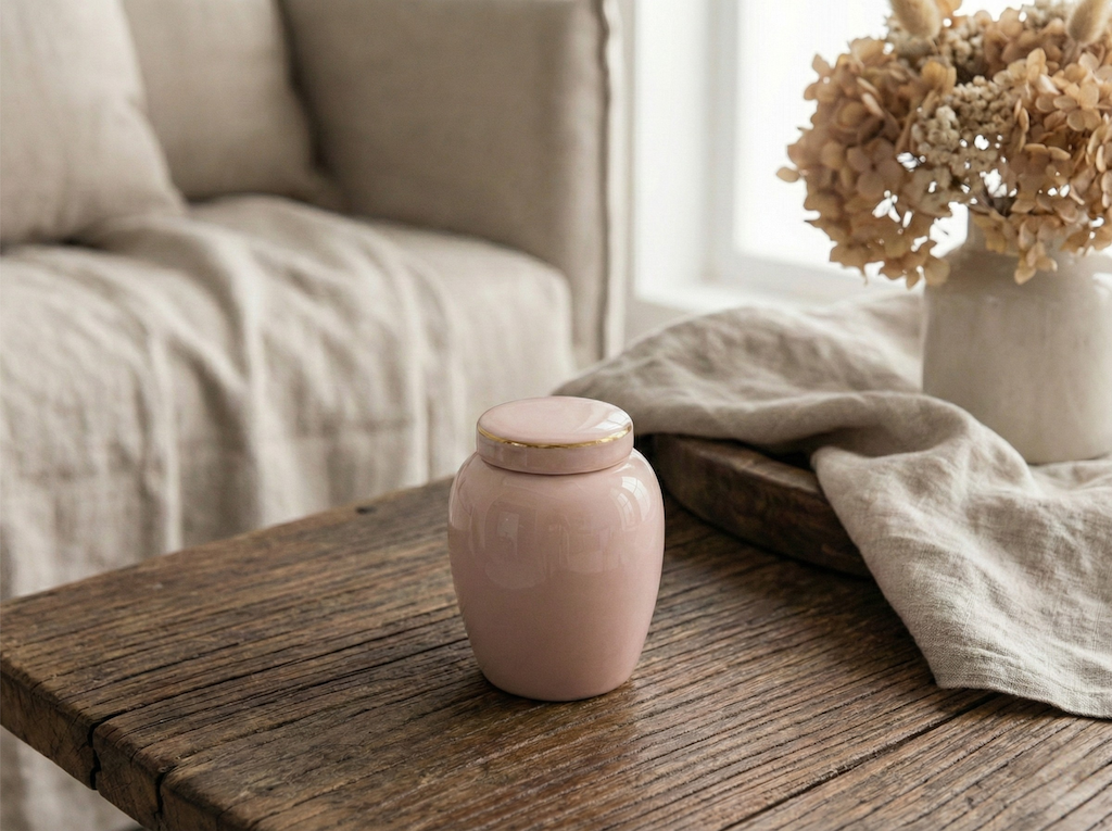 mini urn roze 5 - rememberme webshop - kleine urn - roze mini urn - dierenurn - as